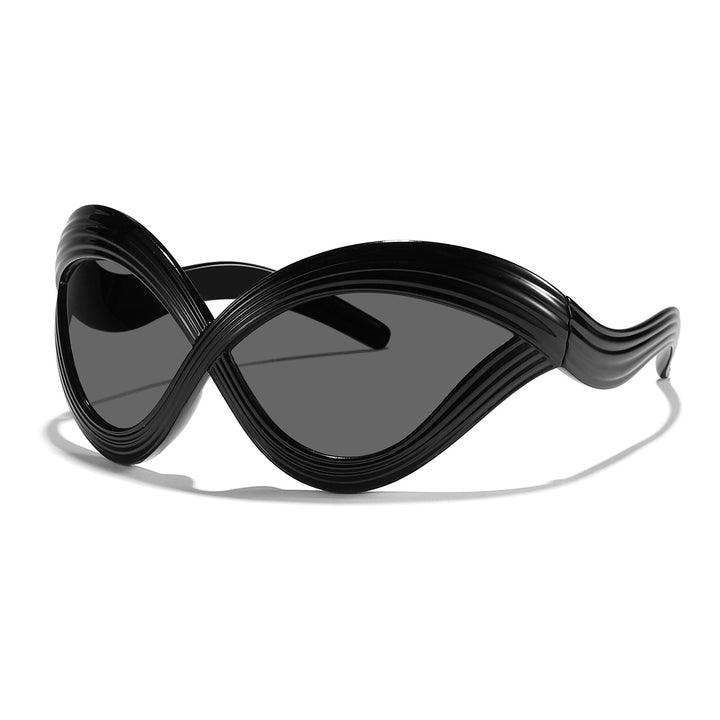 Women's fashionable sunglasses with innovative wave frame Kalsten