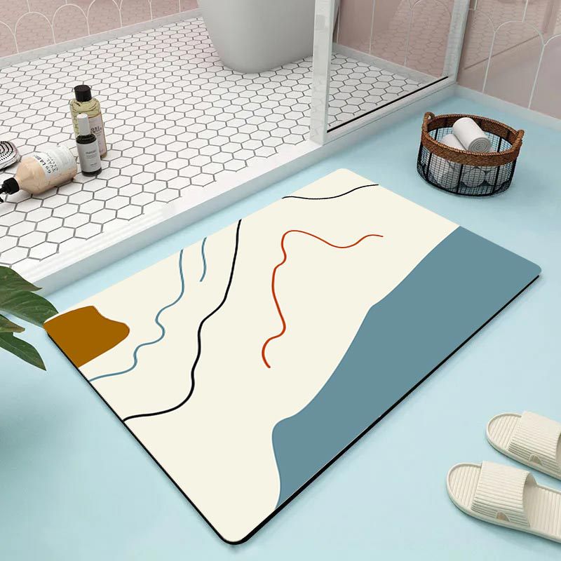 Abstract Geometric Bath Mat