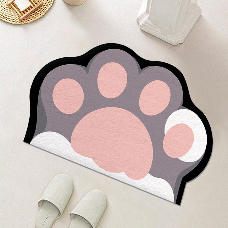 Cute Cartoon Food-Themed Bath Mat