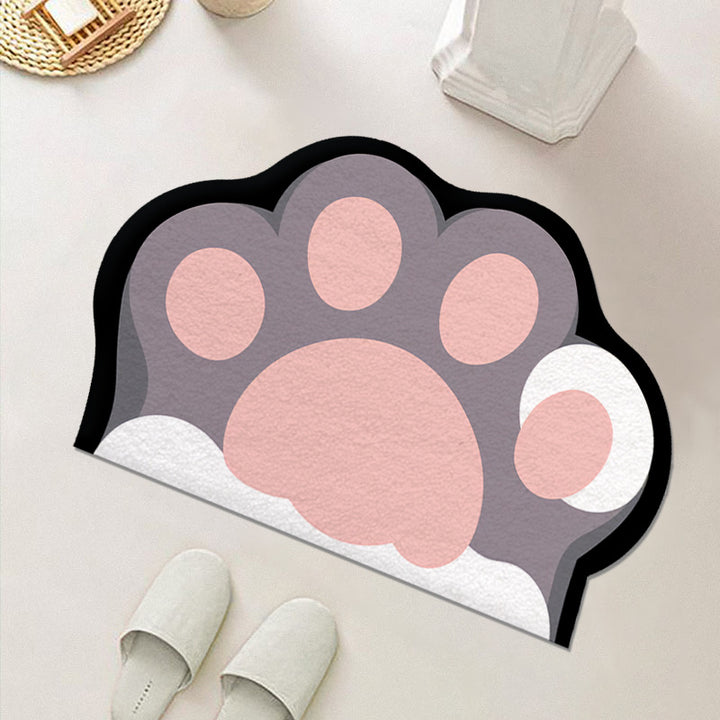Cute Cartoon Food-Themed Bath Mat