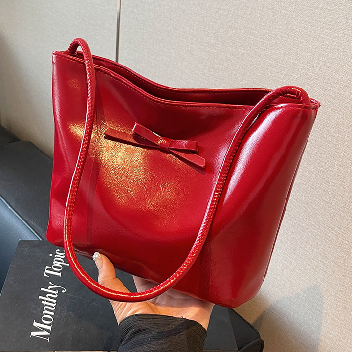 Elegant Faux Leather Handbag