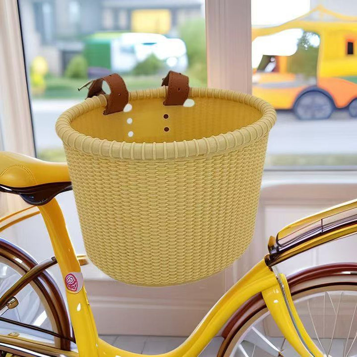 Woven Bicycle Storage Basket Kalsten