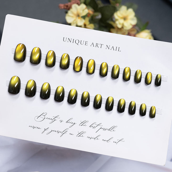 Glossy Long-Lasting Press-On Nail Set
