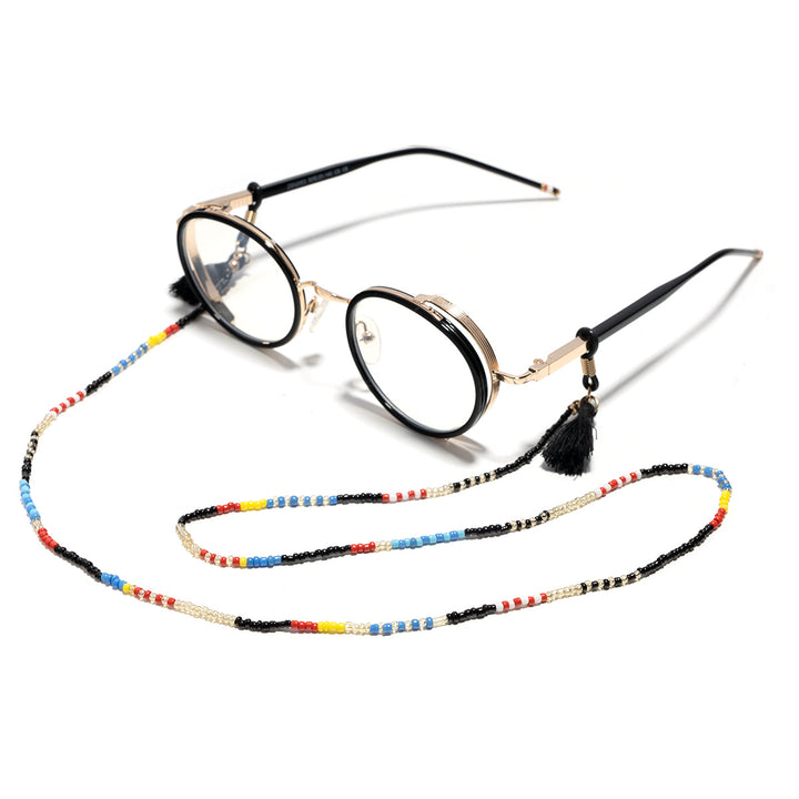 Designer Eyewear with Beaded Holder kalsten