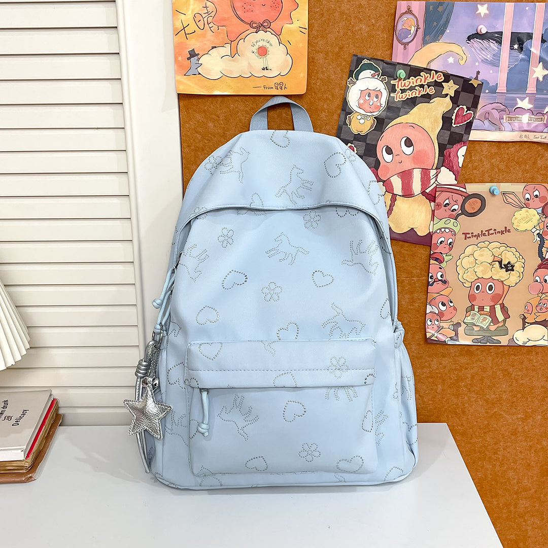 Durable Graphic Print Backpack Kalsten