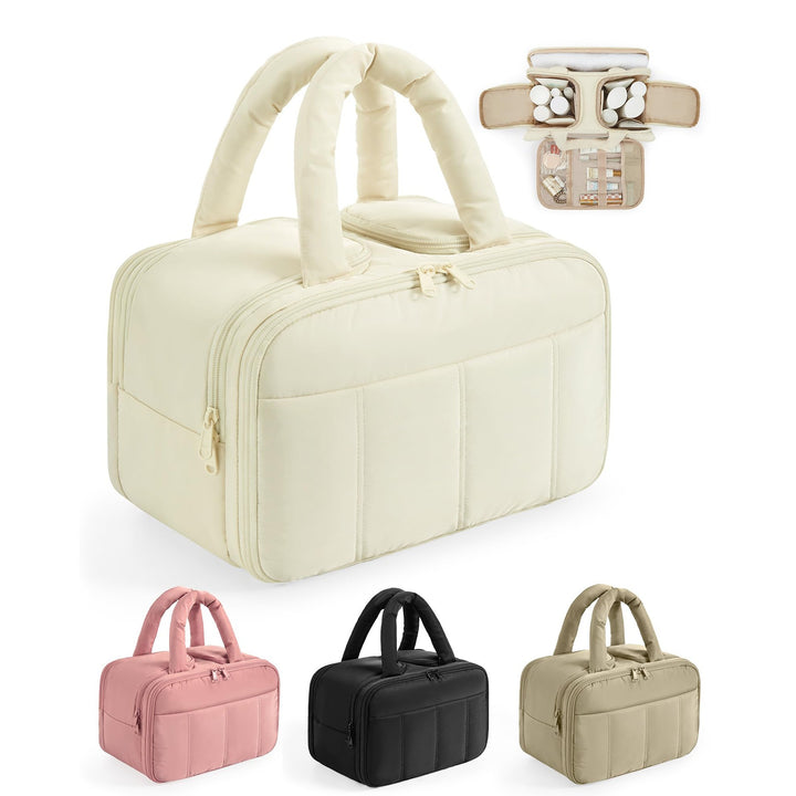 Cosmetic bag with organized compartments Kalsten