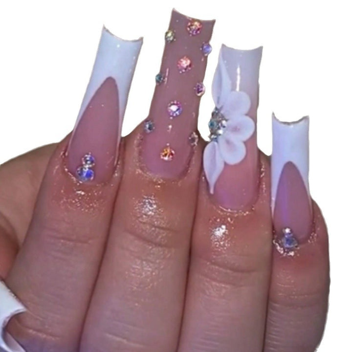 Rhinestone Embellished Nail Art
