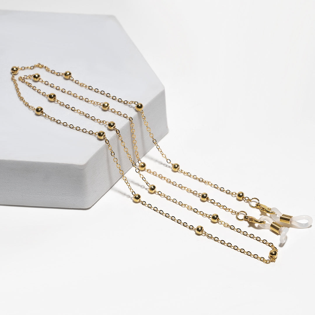 Beaded Eyewear Chain with Secure Clasps kalsten