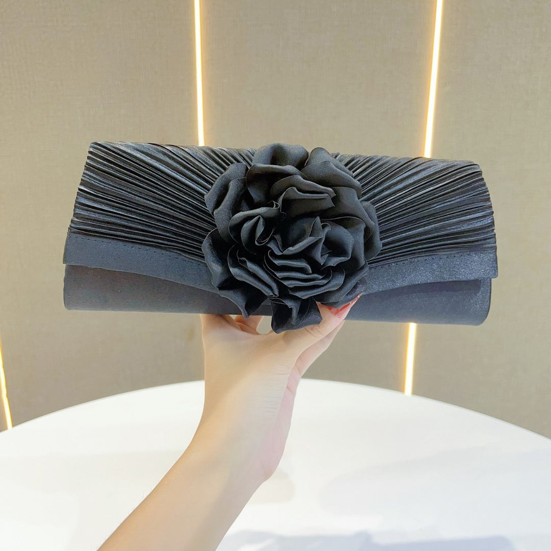 Floral Embellished Evening Clutch