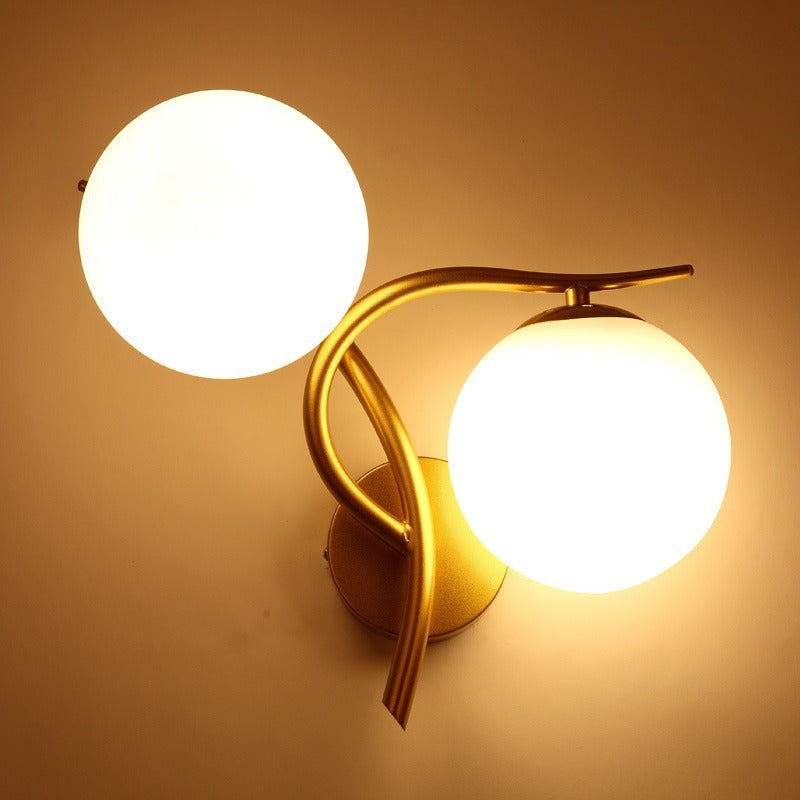 Artistic Double-Ball Sconce