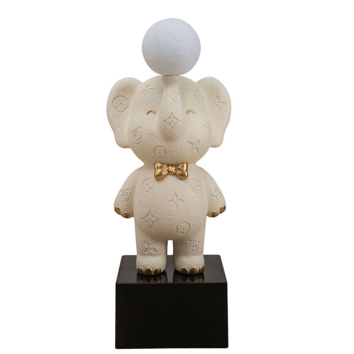 Decorative Elephant Lamp for Indoor Home Display