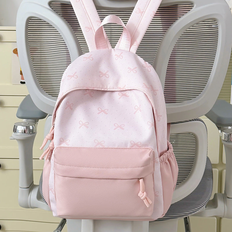 Cute Decorative Bow-Themed Backpack Kalsten