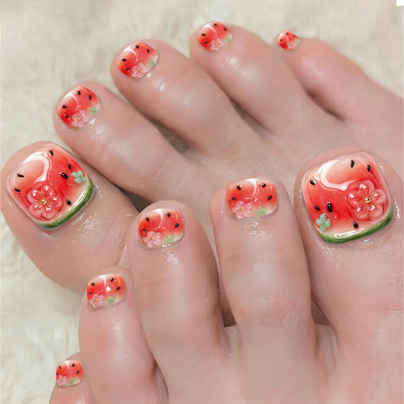 Artistic Fruit Pattern Press-On Nails kalsten