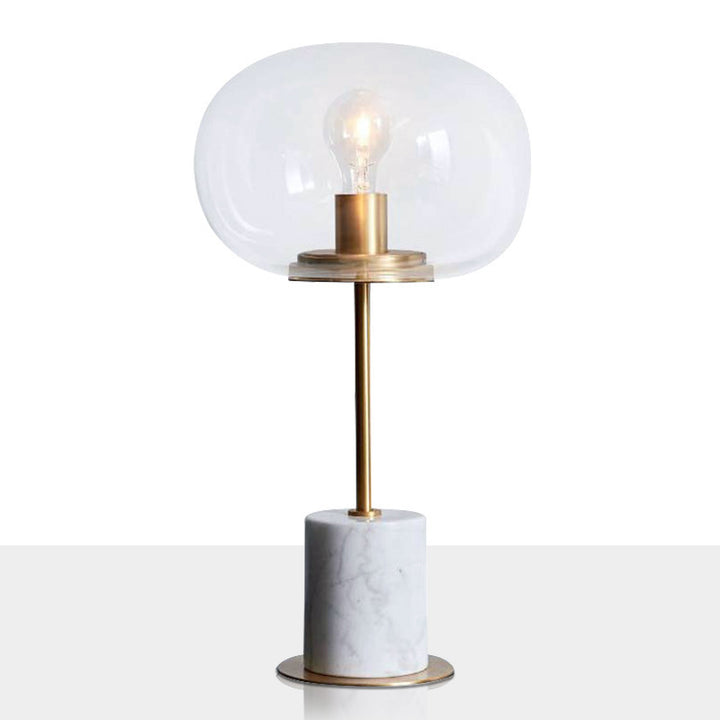 Modern Minimalist Table Lamp with Glass Shade