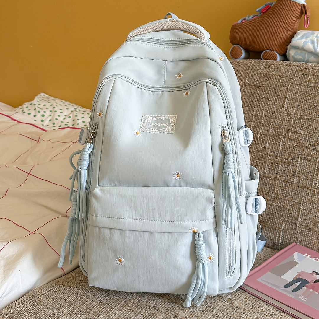 Decorative Floral Embellished Backpack Kalsten