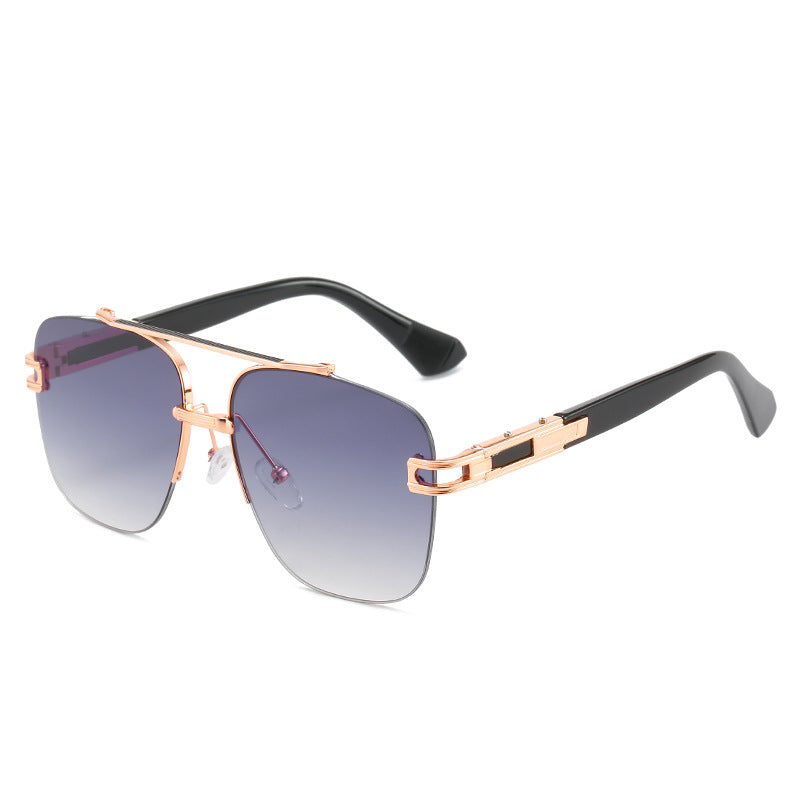 Women's fashionable square sunglasses with elegant metal frame Kalsten