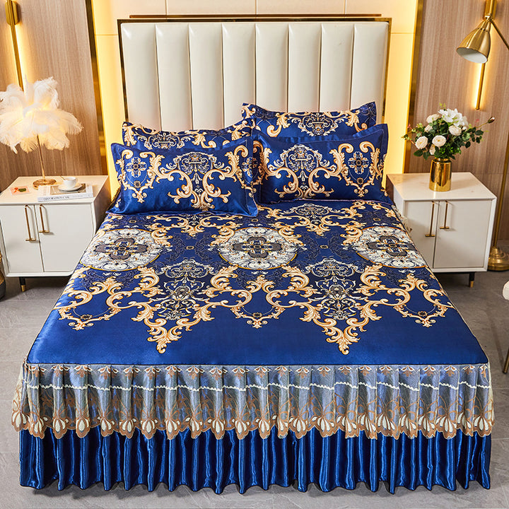 Ladies daybed cover with playful bear motif Kalsten