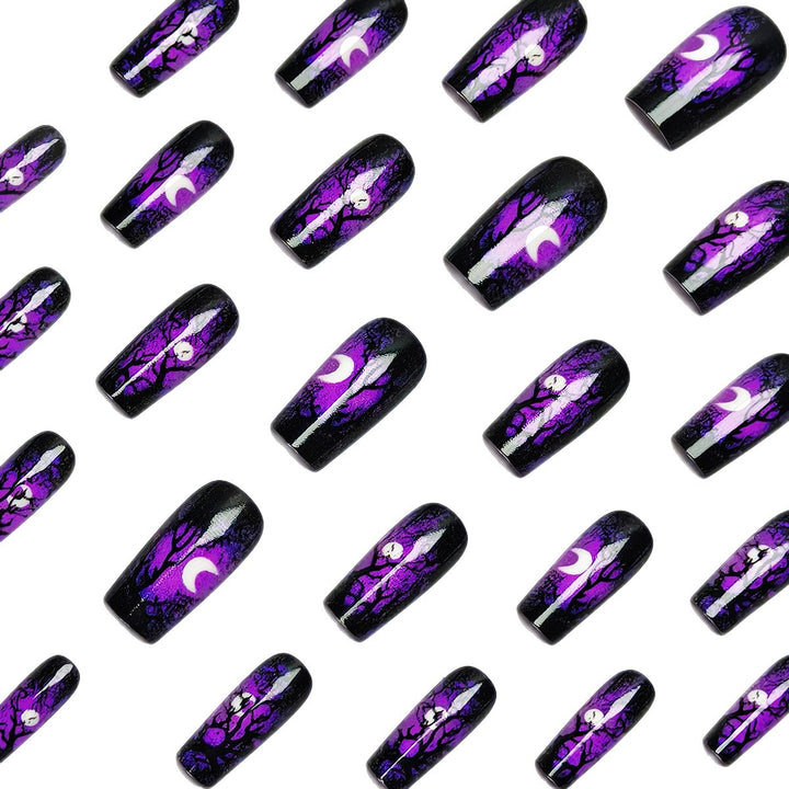 Artistic Halloween Tree Nail Art Kalsten