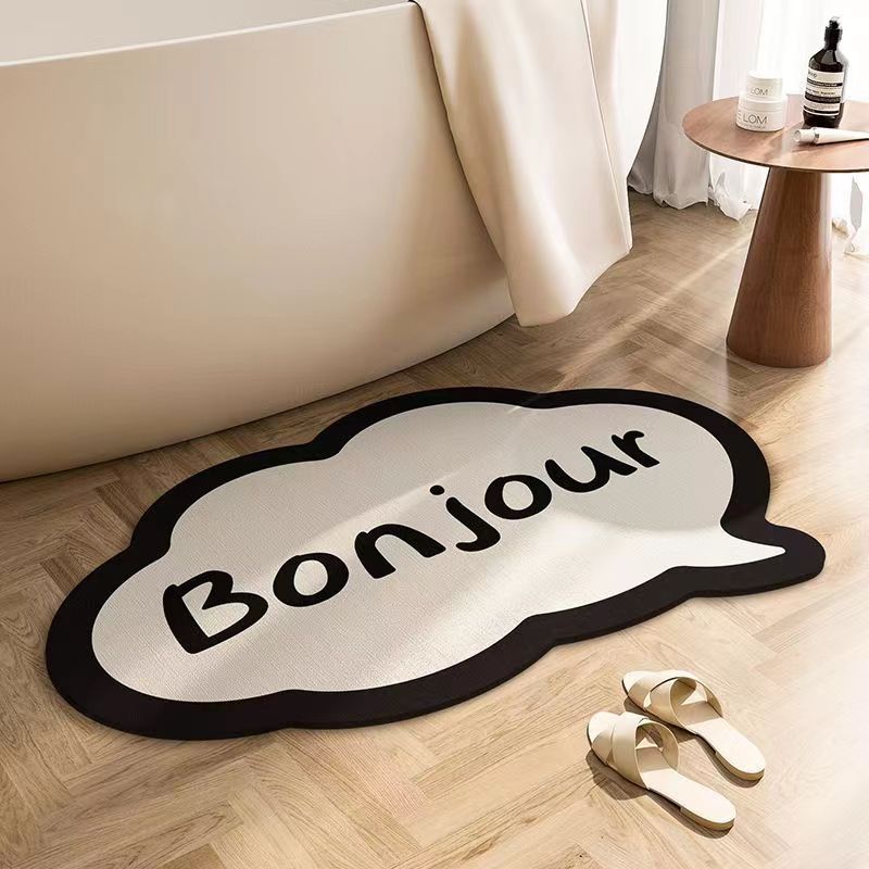 Abstract Shaped Bath Mat Kalsten