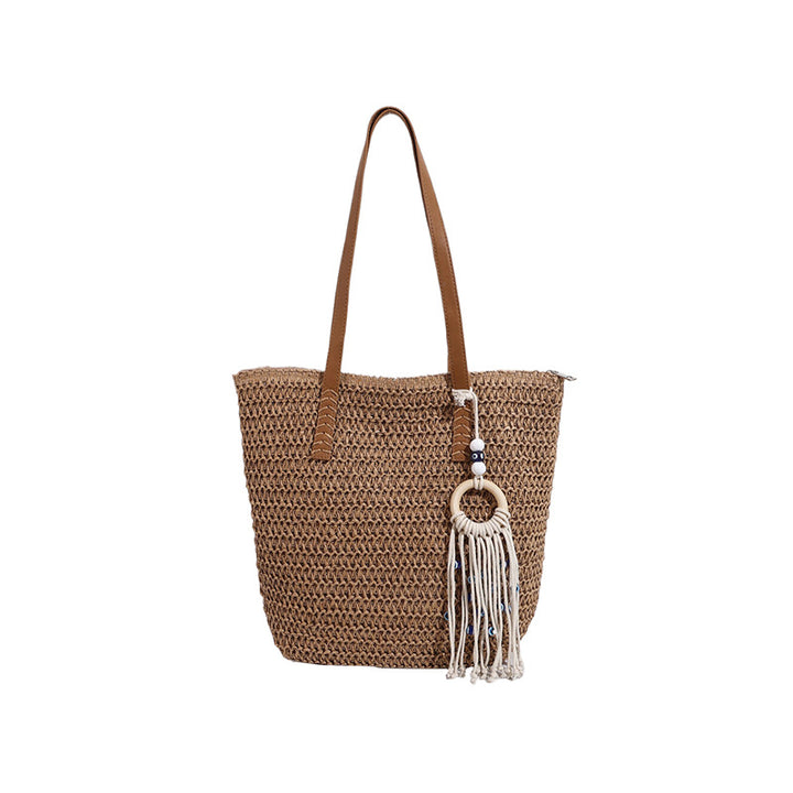 Handcrafted Straw Tote Bag