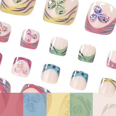 Floral-Inspired Acrylic Nail Art Enhancements Kalsten