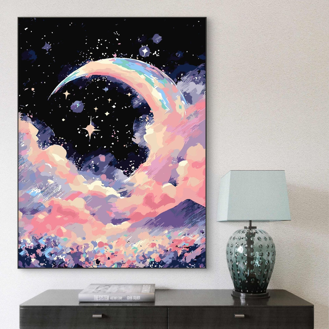 Dreamy Celestial Landscape Canvas Art Kalsten