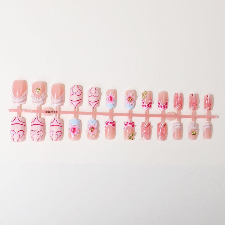 Artistic 3D Decorative Press-On Nail Tips Kalsten