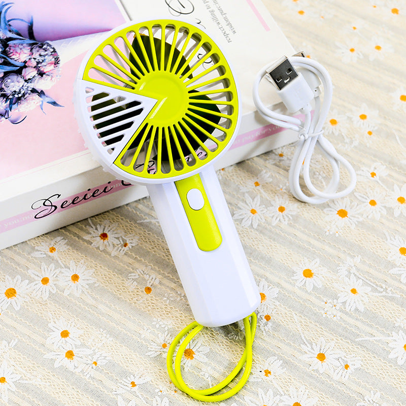 Ladies portable USB fan with ergonomic handle Kalsten