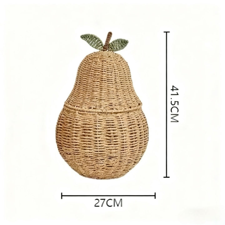 Decorative Apple-Shaped Storage Basket Kalsten