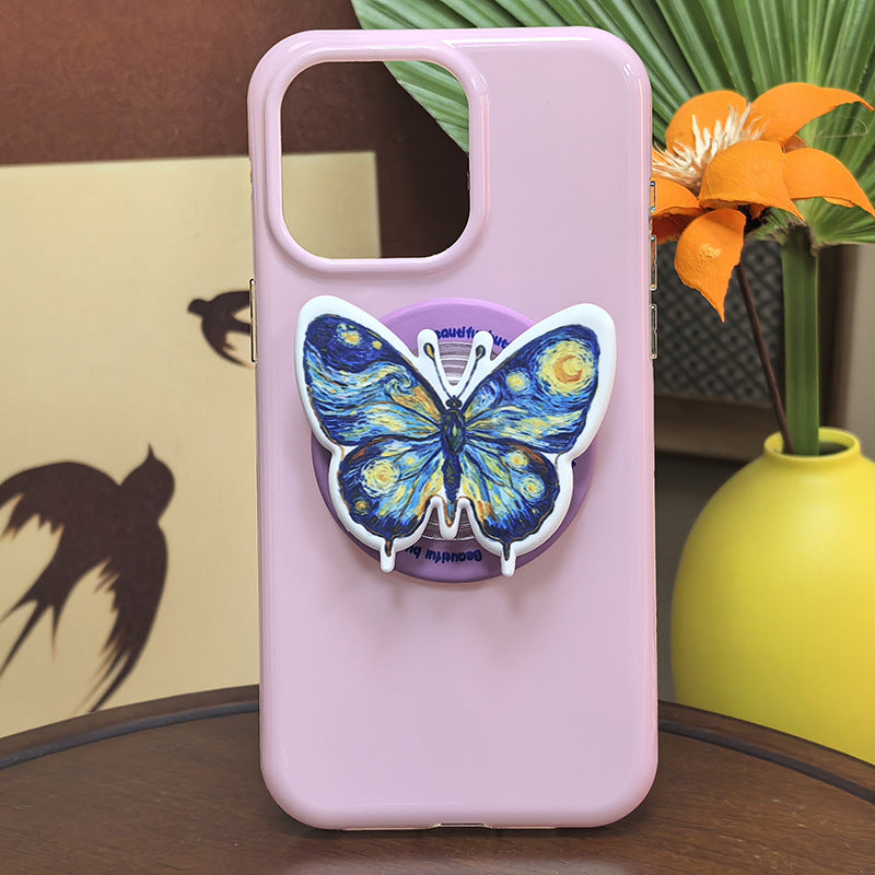 Butterfly-Themed Phone Grip Kalsten