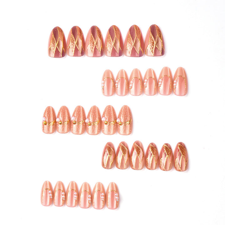 Glamorous Press-On Nail Art Set
