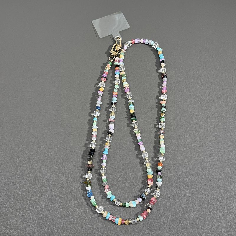 Beaded Eyewear Chain with Butterfly Accents Kalsten