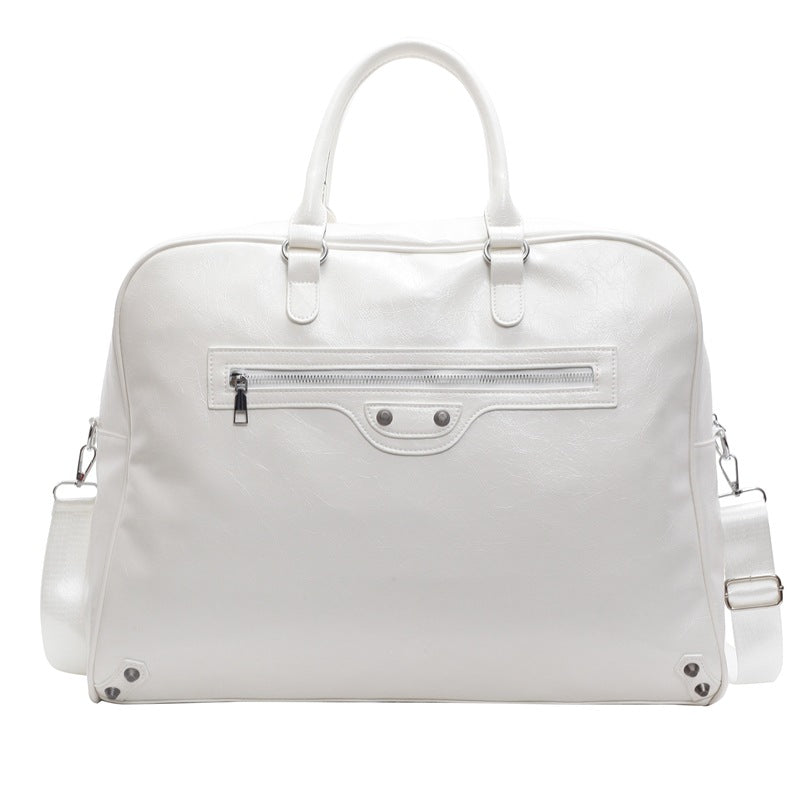 Luxurious Vintage-Inspired Leather Duffel Bag Kalsten