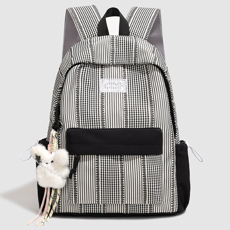 Stylish Striped Design Backpack Kalsten