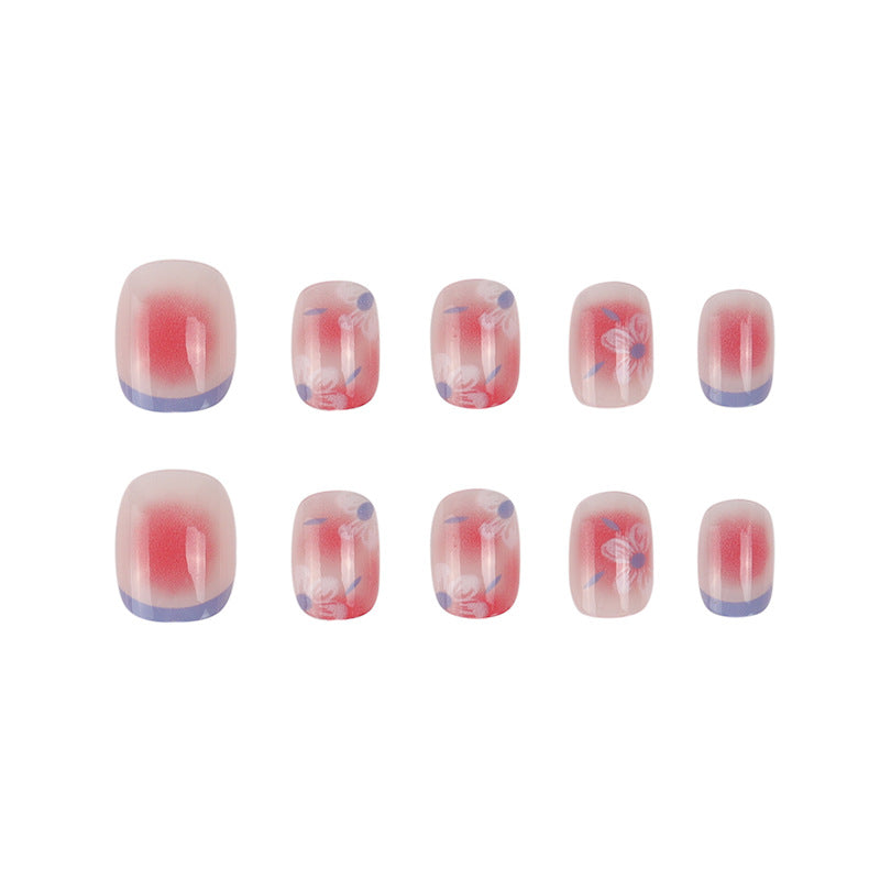 Artistic Floral Nail Art Press-On Nails Kalsten