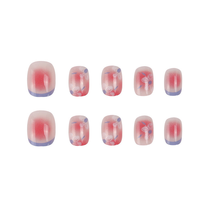 Artistic Floral Nail Art Press-On Nails Kalsten