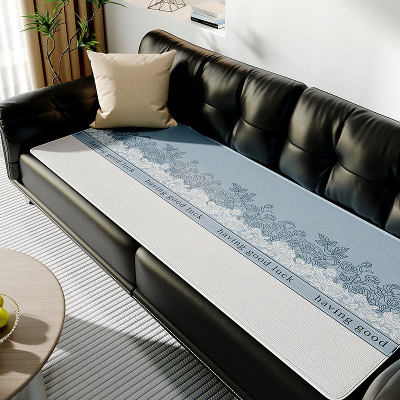 Stylish Textured Sofa Protector Mat Kalsten