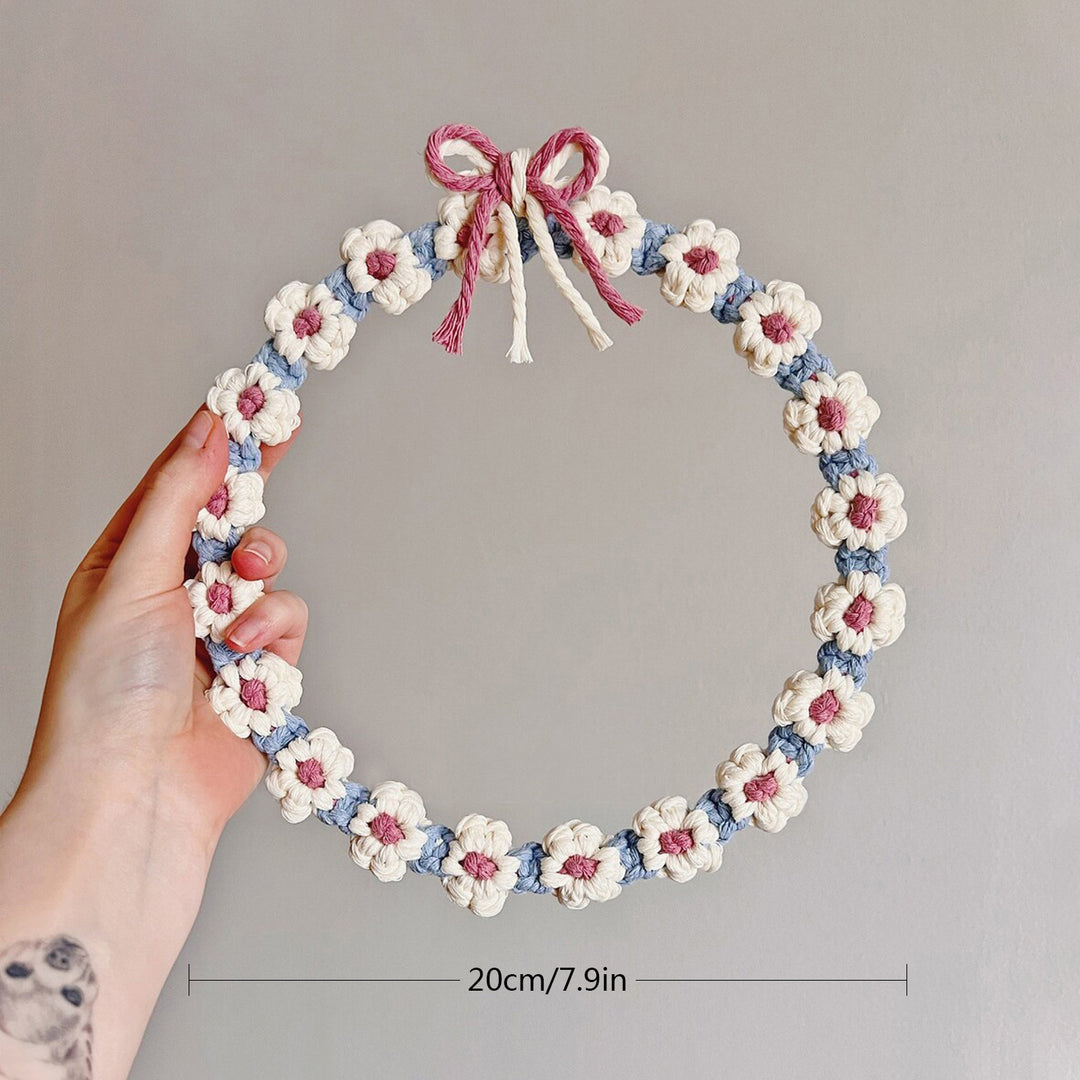 Floral Macrame Hoop Wreath Kalsten