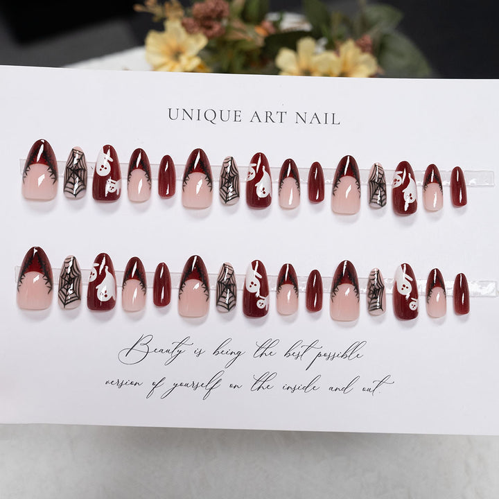 Halloween-Themed Press-On Nail Art Set