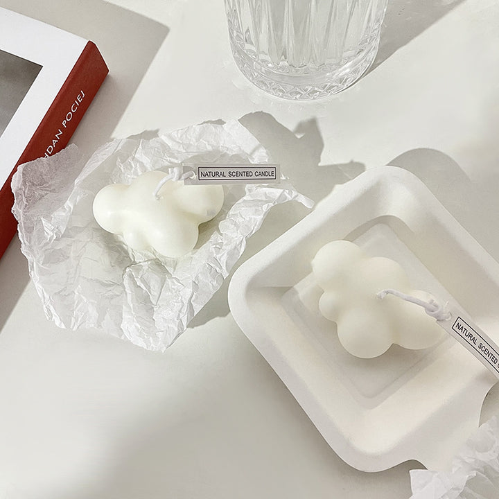 Sculptural Cloud-Form Natural Soy Scented Pendant Candle