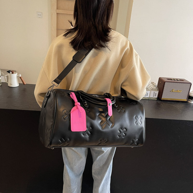 Premium Leather Weekend Duffle Bag Kalsten