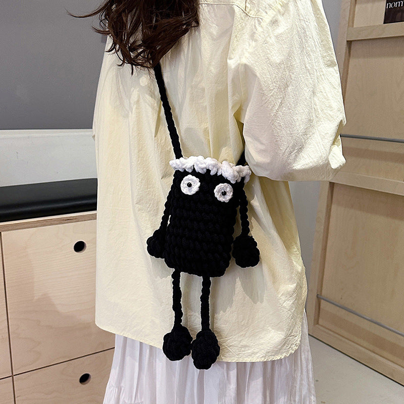 Playful Crochet Character Bag