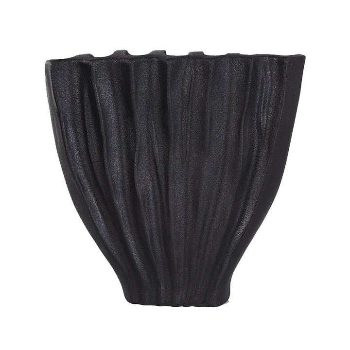 Sculptural Textured Ceramic Vase Kalsten