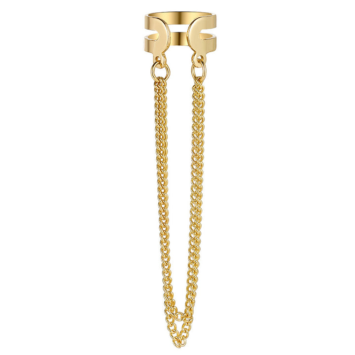 Fashionable chain ring with removable chains from Kalsten