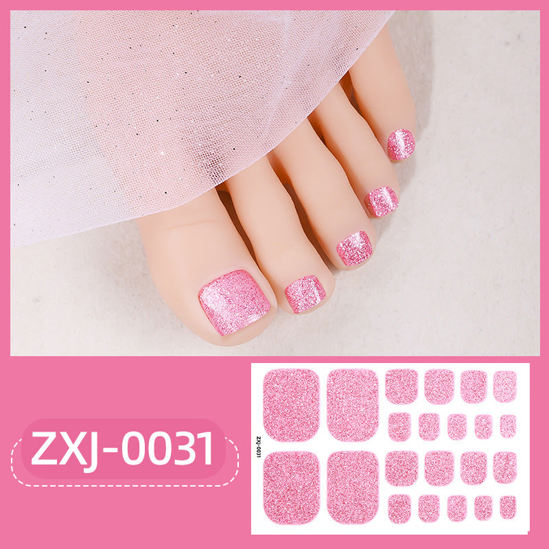 Glittery Toe Nail Wraps  1790954463