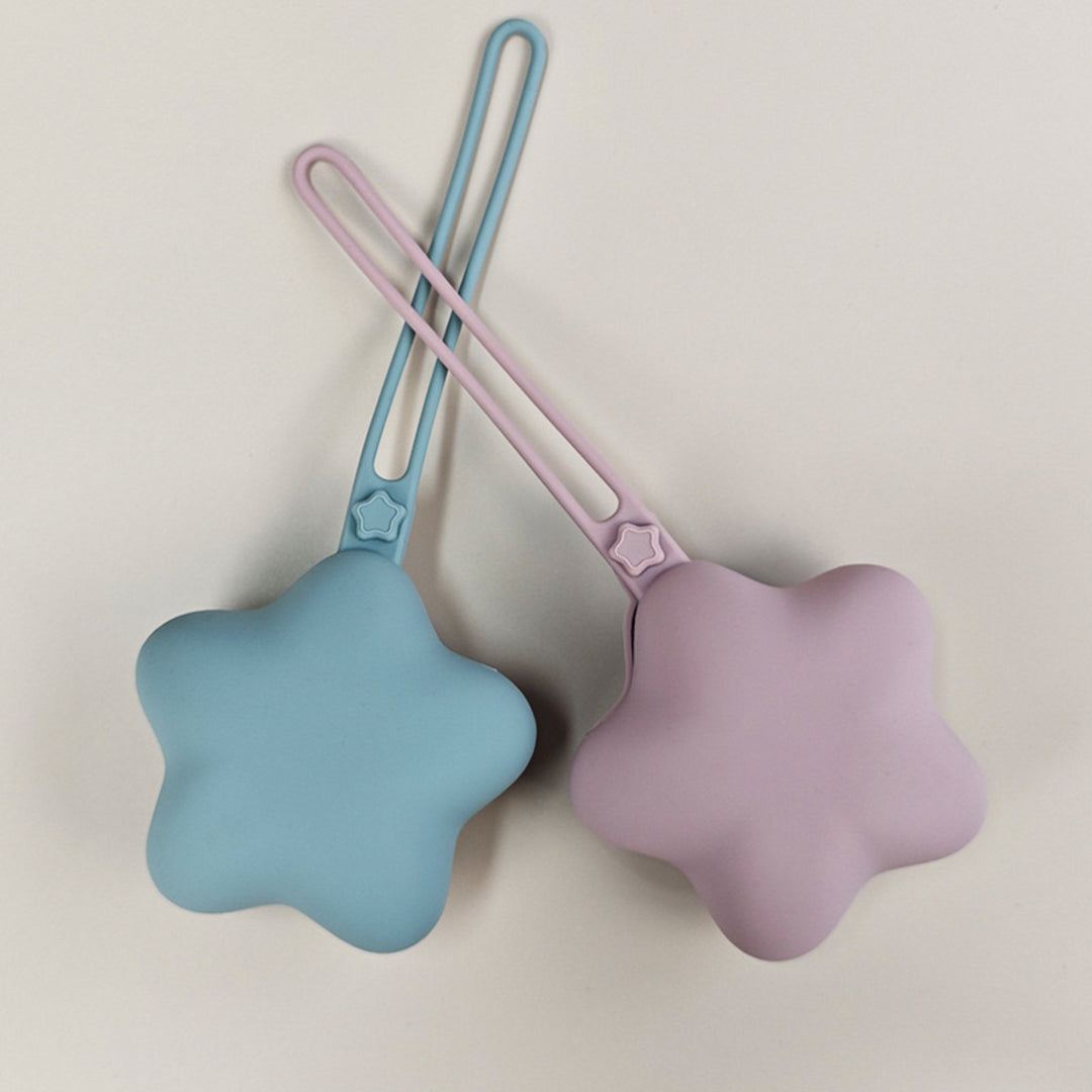 Silicone Star-Shaped Coin Purse with Elastic Wrist Strap