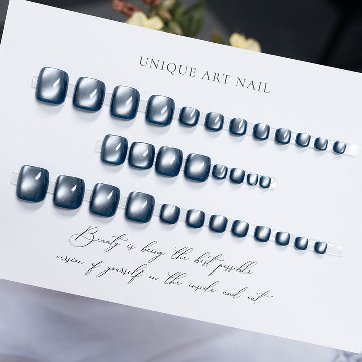 Elegant Metallic Nail Art
