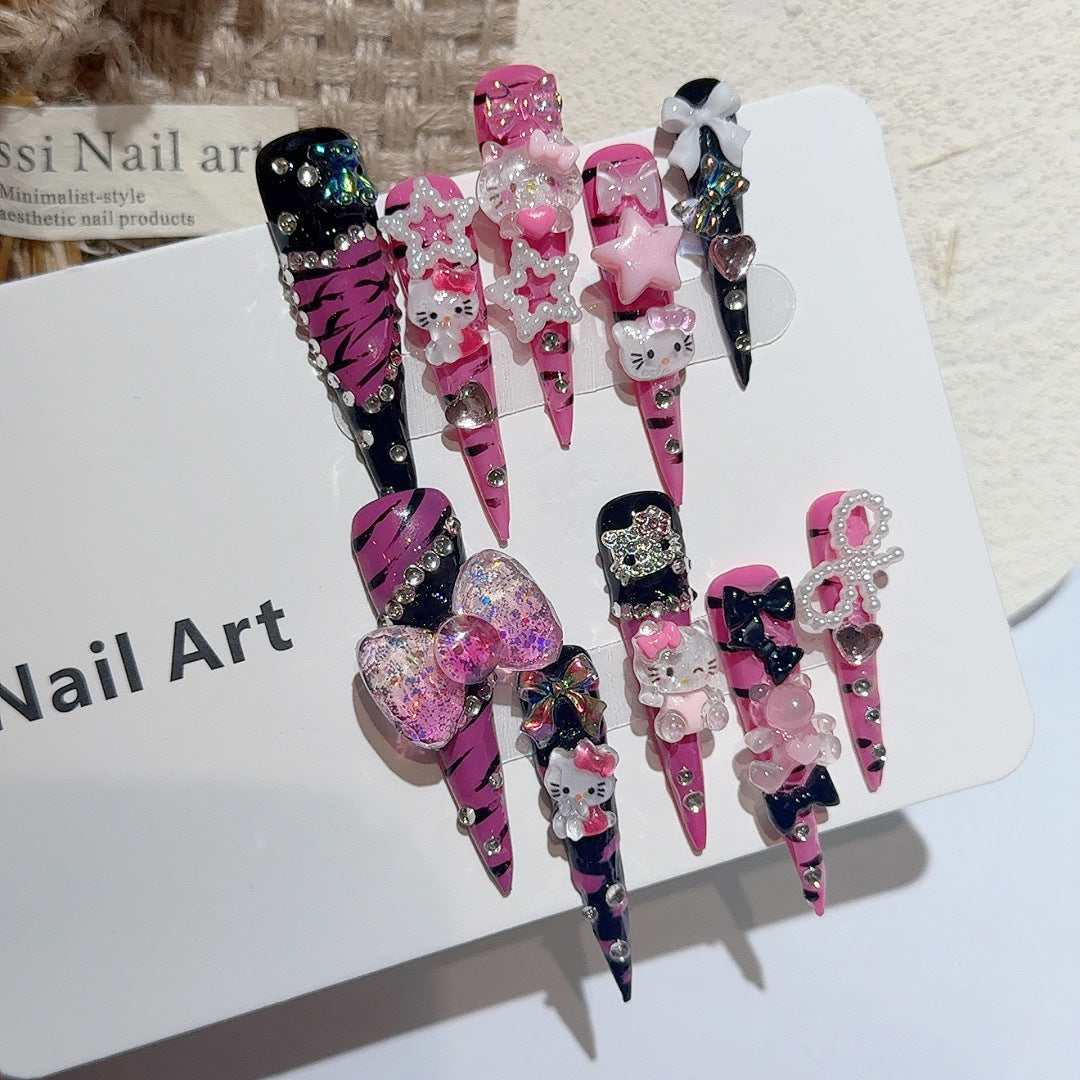 Decorative Press-On Nail Art Kit