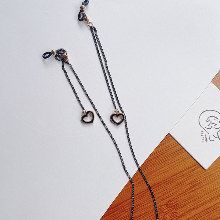 Fashionable glasses holder chain with star pendants Kalsten