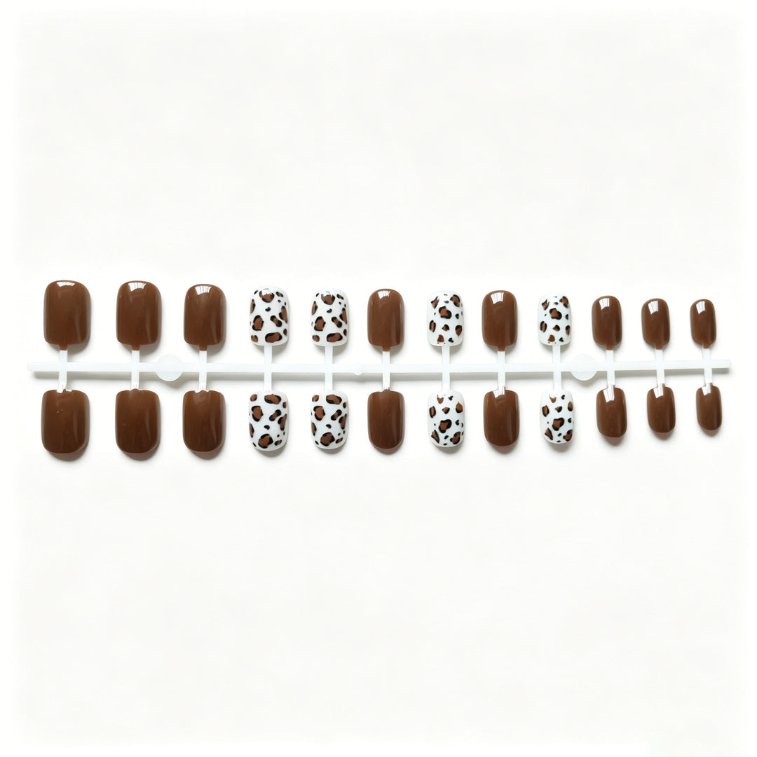 Leopard Print Nail Art Kit